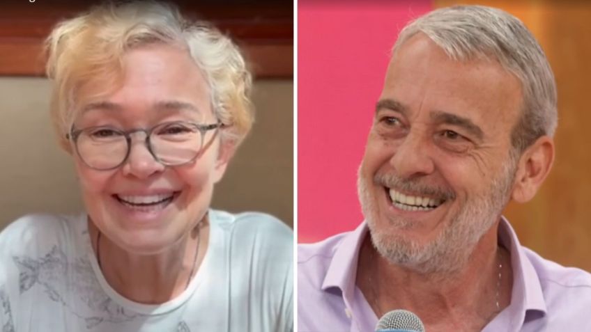 Julia Lemmertz celebra 40 anos de carreira do ex Alexandre Borges • Reprodução/Globoplay