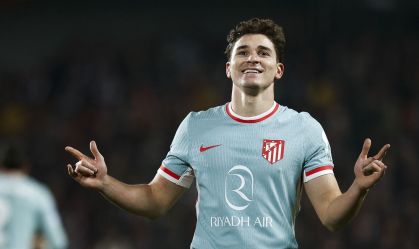 Atlético de Madrid goleia na Champions com brilho de Julián Álvarez