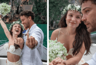 Larissa Manoela se casa pela segunda vez em viagem à Tailândia; veja fotos