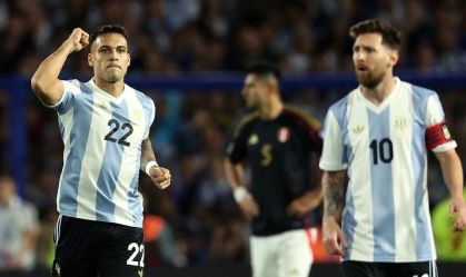 Lautaro fez golaço que garantiu vitória da Argentina contra o Peru