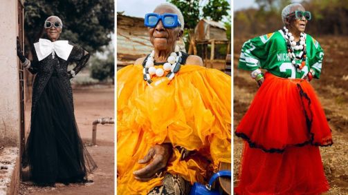 Vovó chama a atenção na web com looks fashionistas