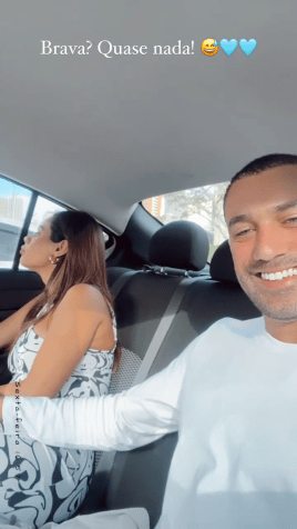 Ricardo Vianna flagrou a cantora de mau humor nesta sexta-feira (22) • Instagram/Ricardo Vianna