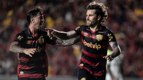 Lucas Lima brilhou contra o Santos e ajudou Sport a subir para a Série A do Brasileirão