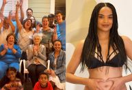 Lucy Ramos compartilha momento em que revelou gravidez à família; veja