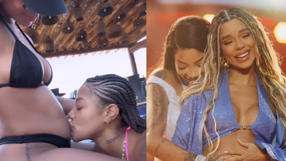Ludmilla e Brunna anunciaram a primeira gravidez durante um show da turnê “Numanice 3”, em São Paulo, no dia 9 de novembro
