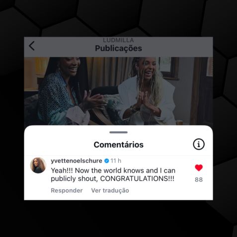 Publicista de Beyoncé parabeniza Ludmilla e Brunna pela gravidez • Instagram/Ludmilla