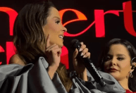Maiara, dupla de Maraisa, se emociona ao falar em show sobre causa das mulheres