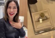Maíra Cardi pede anel de R$ 1,6 milhão ao marido: "Minha cara"