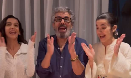 Grávida, Manu Gavassi comemora aniversário do pai; confira