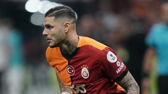 Mauro Icardi em ação pelo Galatasaray