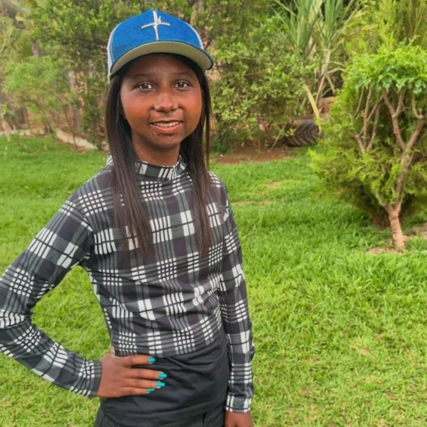 Maria José Mendes, a Menina da Bota, mostra o sorriso pela primeira vez • Instagram/Menina da Bota