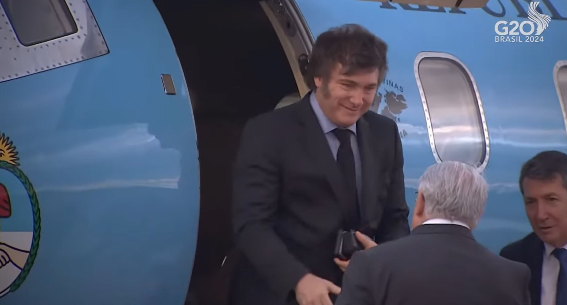 Milei chega para o G20