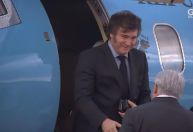 Javier Milei, Presidente da Argentina, chega ao Rio para participar do G20