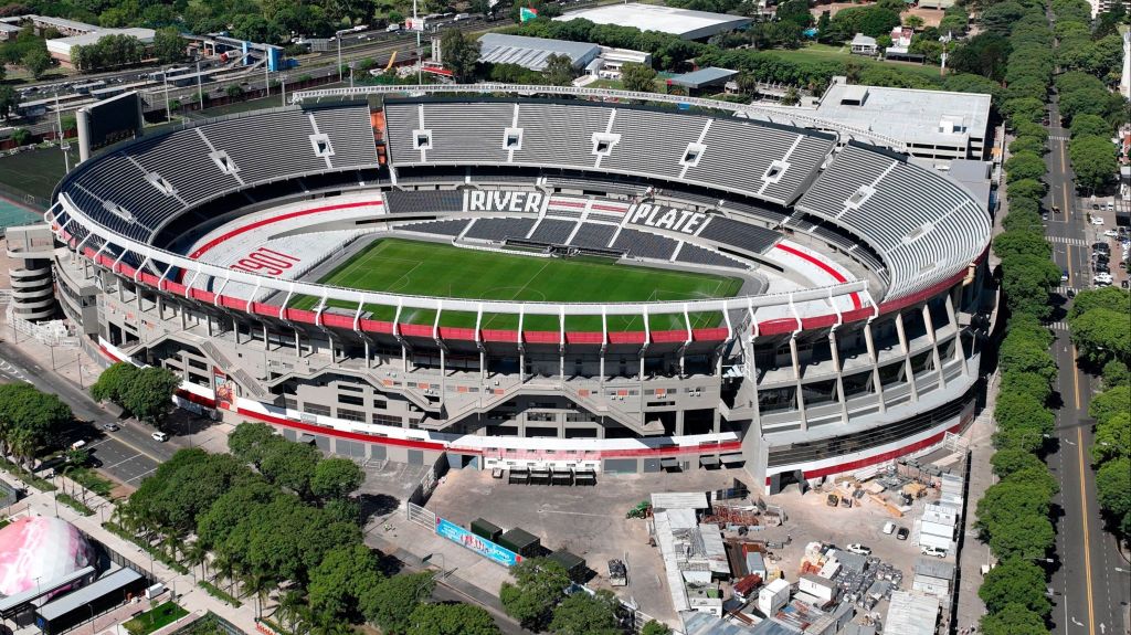 Estádio Mas Monumental, em Buenos Aires, vai receber a final da Libertadores 2024