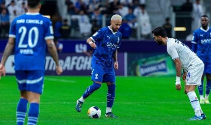 Neymar atuando pelo Al-Hilal