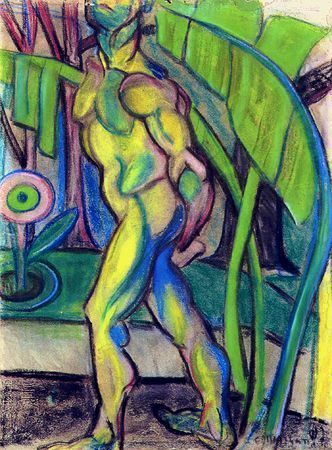 O Homem de Sete Cores (1915) - Museu de Arte Brasileira - FAAP (São Paulo, SP) • Reprodução fotográfica Romulo Fialdini/Enciclopédia Itaú Cultural