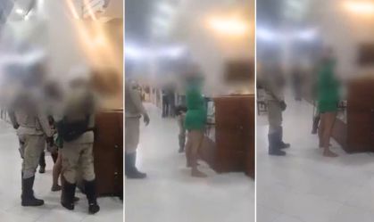 Suspeita de jogar ácido em cinco pessoas é presa e agredida por policial na BA