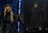 Pabllo Vittar sobe ao palco vestida de Madonna em festa de Halloween