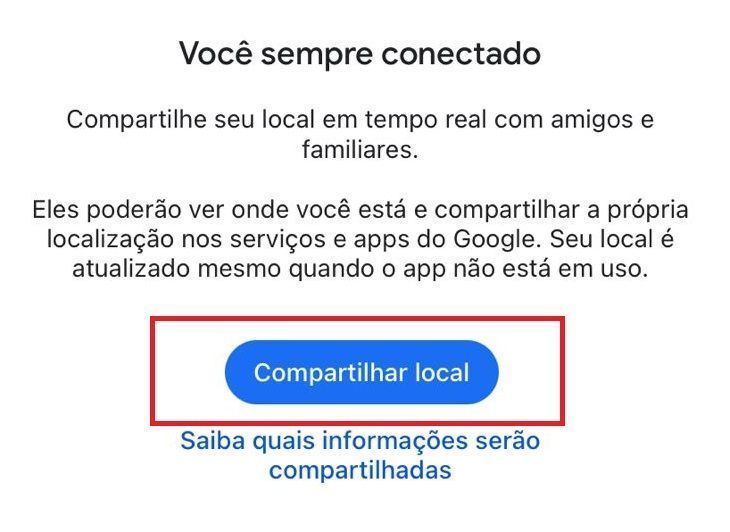 No Google Maps, também é possível compartilhar a localização em tempo real • Google Maps/Reprodução