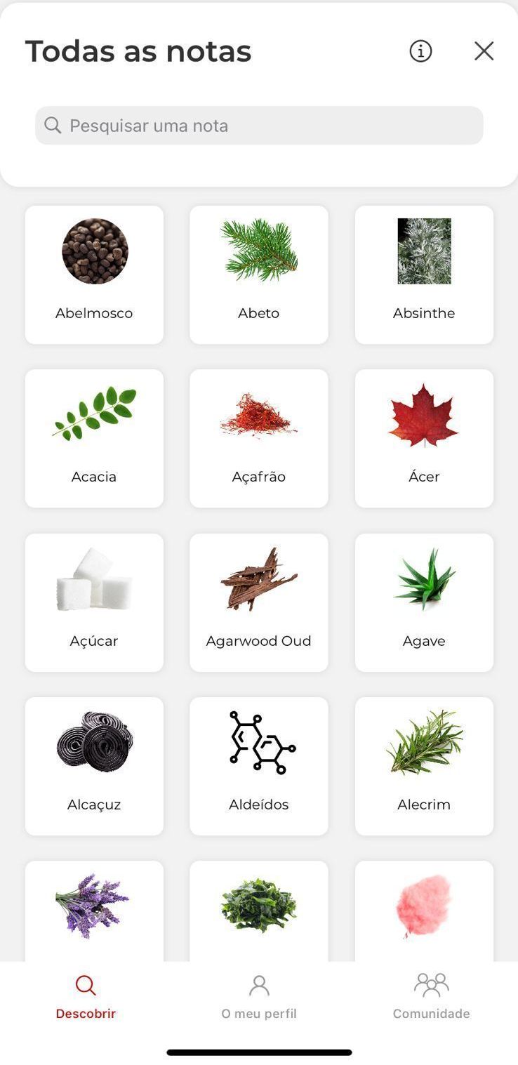 Veja como usar o aplicativo "Perfumist" • Reprodução/Perfumist