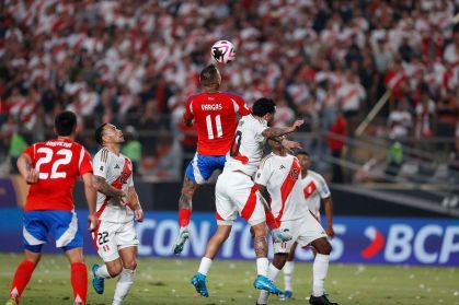 Peru e Chile se enfrentaram pelas Eliminatórias