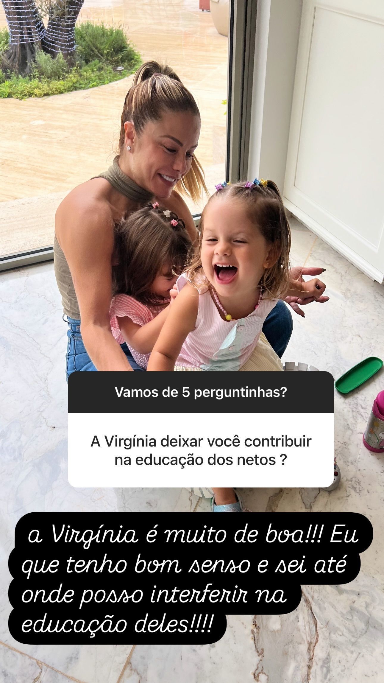 Poliana Rocha fala sobre relação com os netos • Instagram/Poliana Rocha