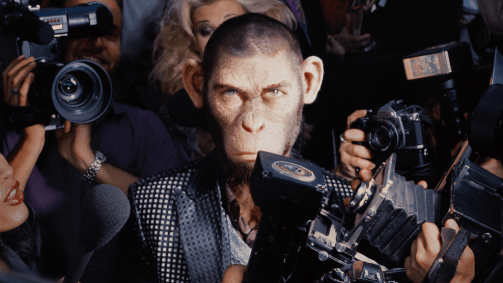 Pôster oficial de "Better Man - A História de Robbie Williams"