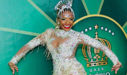 Quitéria disse que se engajou na carreira de bailarina e atriz para poder galgar posições na hierarquia das escolas de samba e ter a coroa de rainha