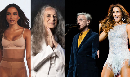 Réveillon de Copacabana terá Caetano, Bethânia, Anitta e Ivete Sangalo