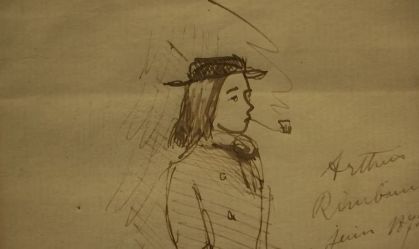 Desenho do poeta francês Rimbaud feito por seu amante Verlaine vai a leilão