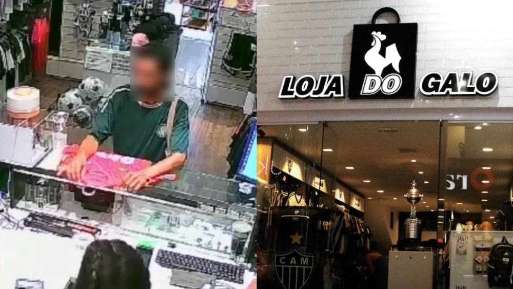 roubo loja galo