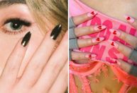 Metálico, perolado e mais: 5 unhas de Sabrina Carpenter para copiar