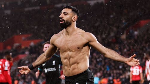 Salah comemora gol da vitória do Southampton