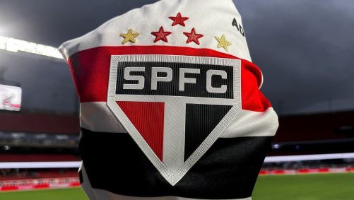 Camisa do São Paulo no Morumbis