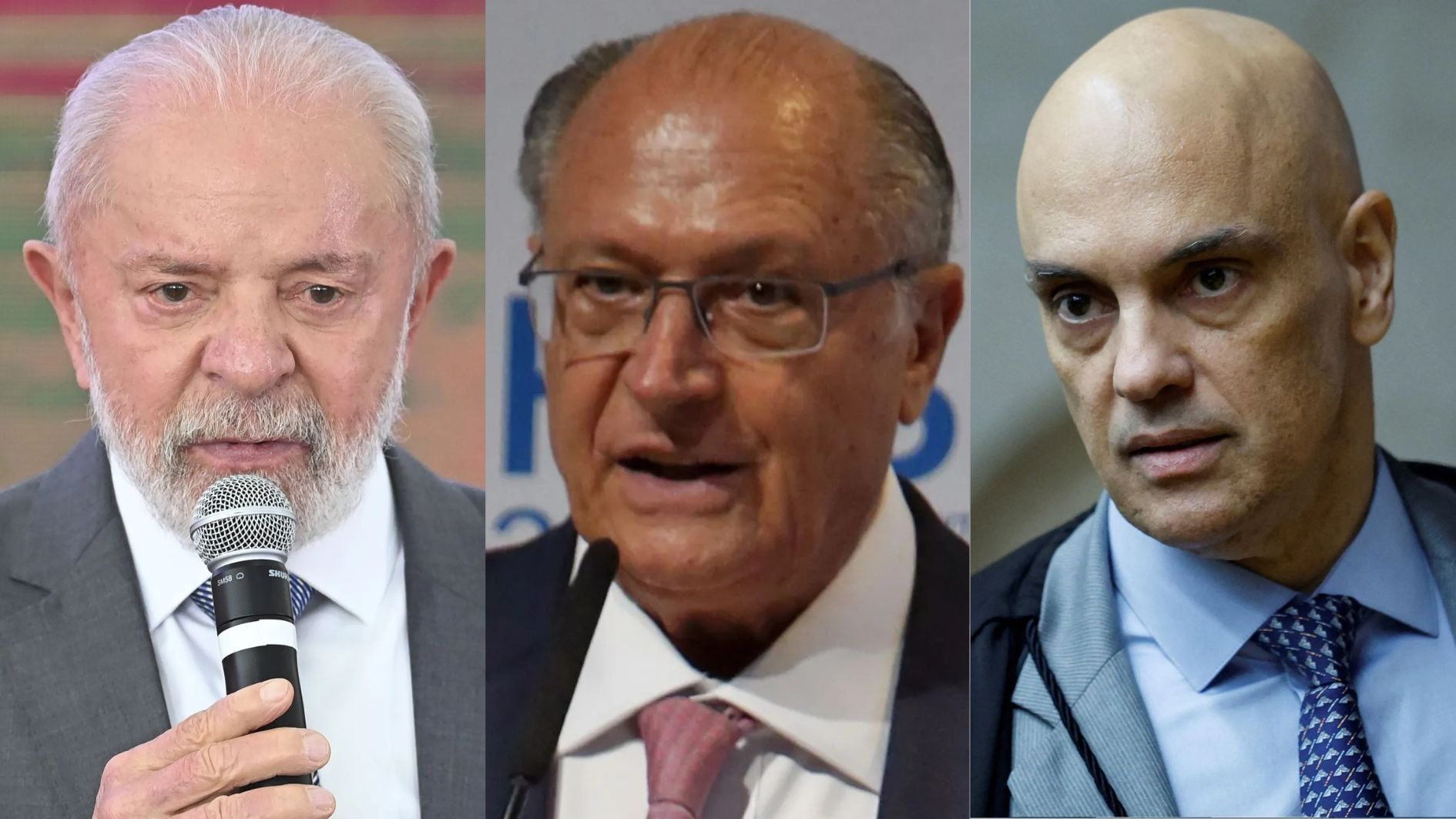 Lula, Alckmin e Moraes