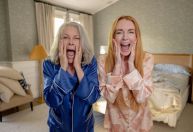 Lindsay Lohan mostra bastidores de "Uma Sexta-Feira Mais Louca Ainda"
