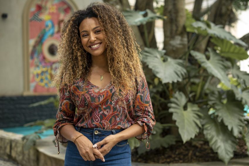 Sheron Menezzes interpretou Sol em "Vai Na Fé" • Globo/ Ellen Soares