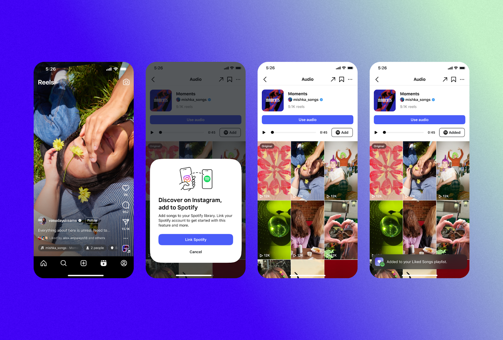 Recurso integrado entre Spotify e TikTok • Divulgação/ Spotify