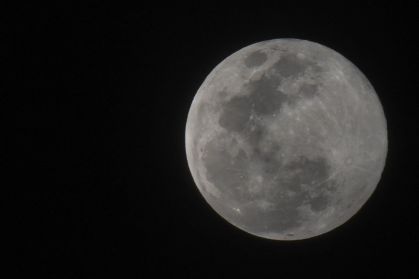 Última Superlua de 2024, a Lua do Castor, vista de Fortaleza (CE), em 15 de novembro