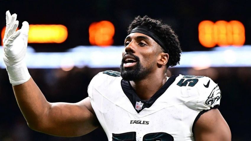 Thomas Booker, defensive tackle do Philadelphia Eagles • Divulgação/Thomas Booker