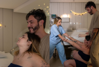 Eliezer compartilha registros de Viih Tube em trabalho de parto