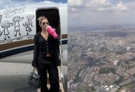 Avião de Virginia Fonseca arremete e deixa passageiros apreensivos