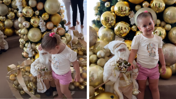 Virginia mostra Maria Flor posando em decoração de Natal: "Fotos da  senhorinha" | CNN Brasil