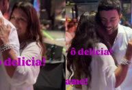 Xamã e Regina Casé dançam juntos em show de Gilberto Gil