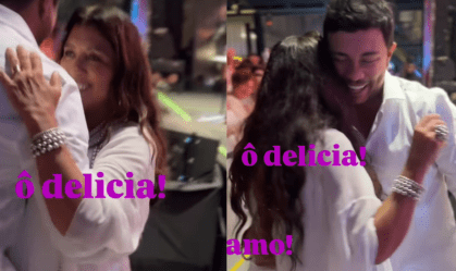 Xamã e Regina Casé dançam juntos em show de Gilberto Gil