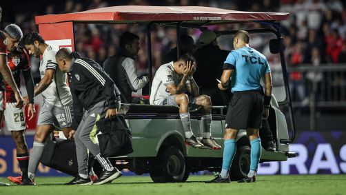 Zaracho saiu chorando do campo do Morumbis