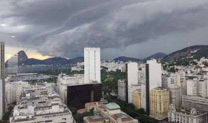 Inmet emite alerta amarelo para tempestades e granizo no Centro-Sul