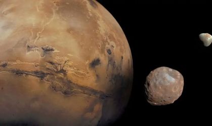Luas de Marte podem ter nascido da destruição de asteroide