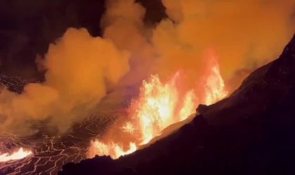 Imagens espetaculares mostram vulcão Kilauea em erupção no Havaí
