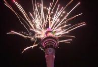 Nova Zelândia celebra Ano Novo com show de fogos de artifício